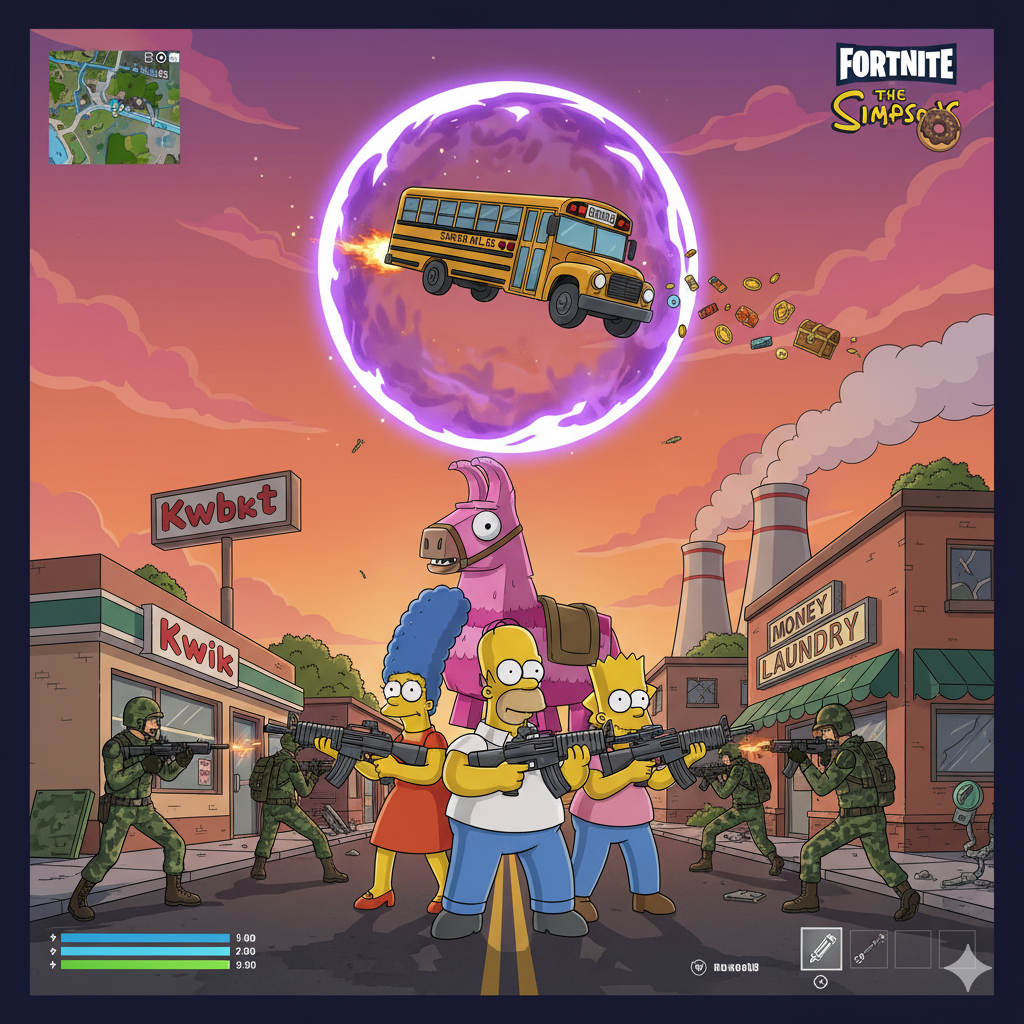Les Simpsons arrivent-ils officiellement dans Fortnite ?