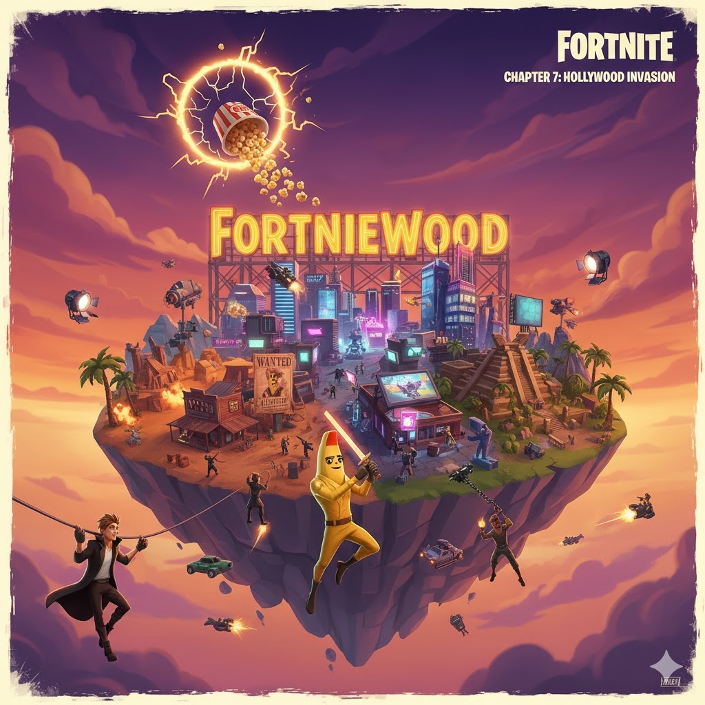 Fortnite Chapitre 7 : Hollywood s’invite dans le jeu vidéo p