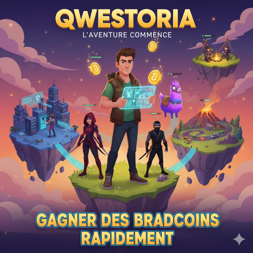 Comment gagner des Bradcoins rapidement sur Qwestoria