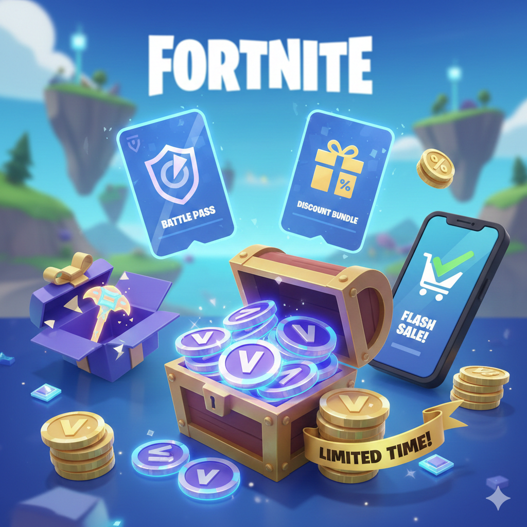 Fortnite V-Bucks : promotions et réductions officielles