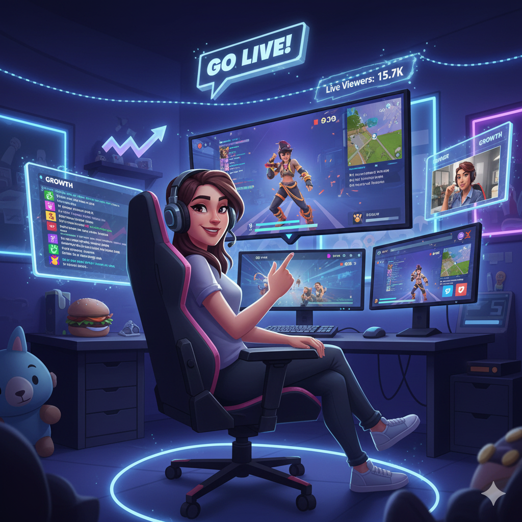 Pourquoi le live aide à percer sur Fortnite ?