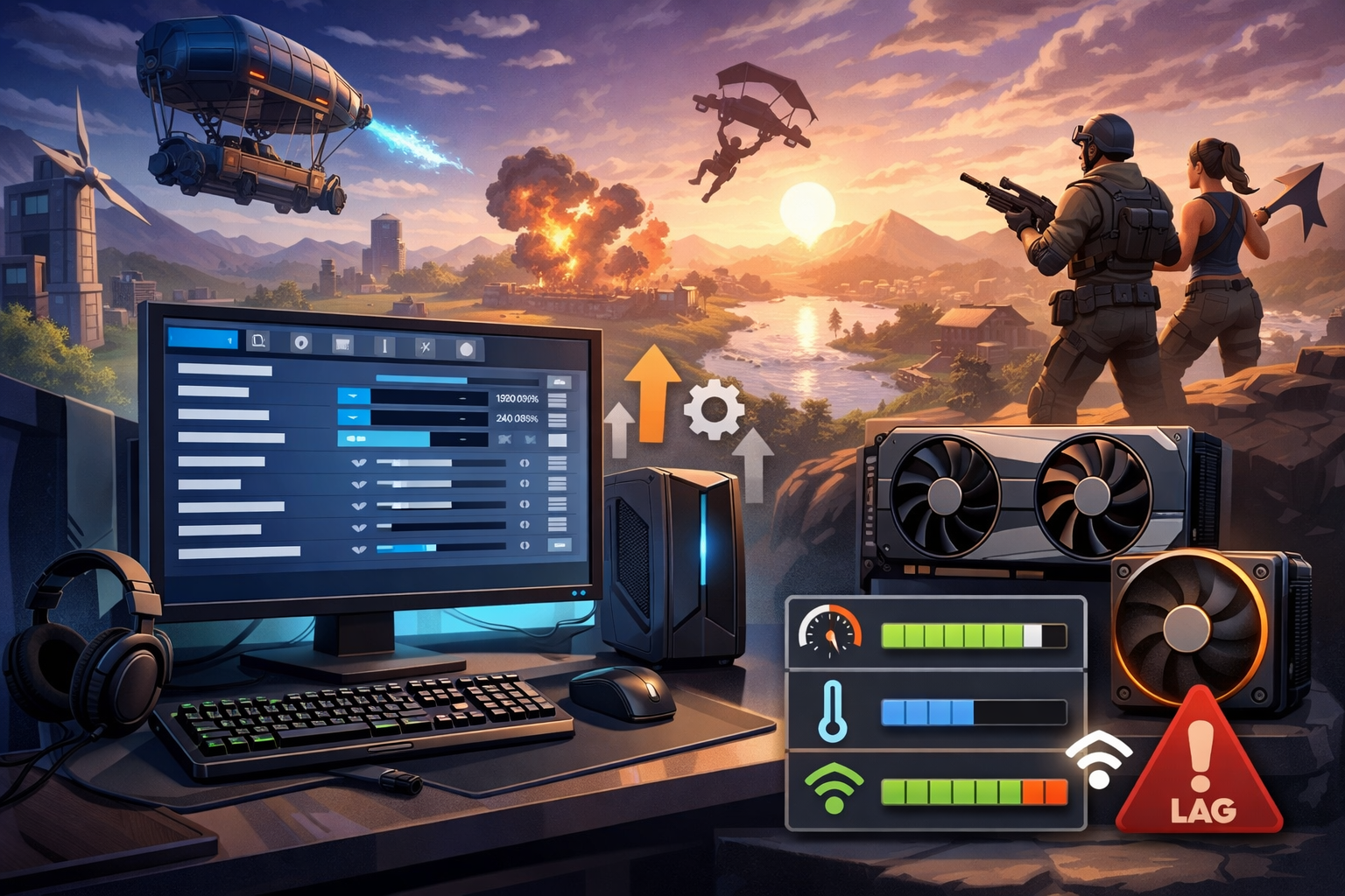 Optimisation Fortnite 2026 : Meilleurs Paramètres FPS & Lag