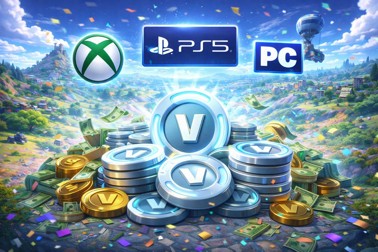 V-Bucks Gratuits : Le Guide Ultime Gaming (Xbox, PS5, PC) 