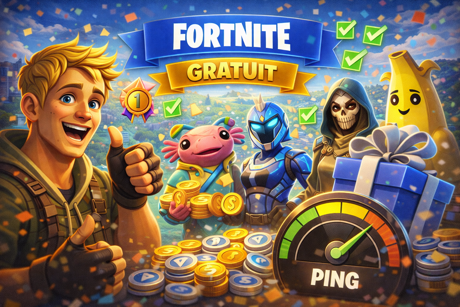 Comment avoir des skins gratuits sur Fortnite