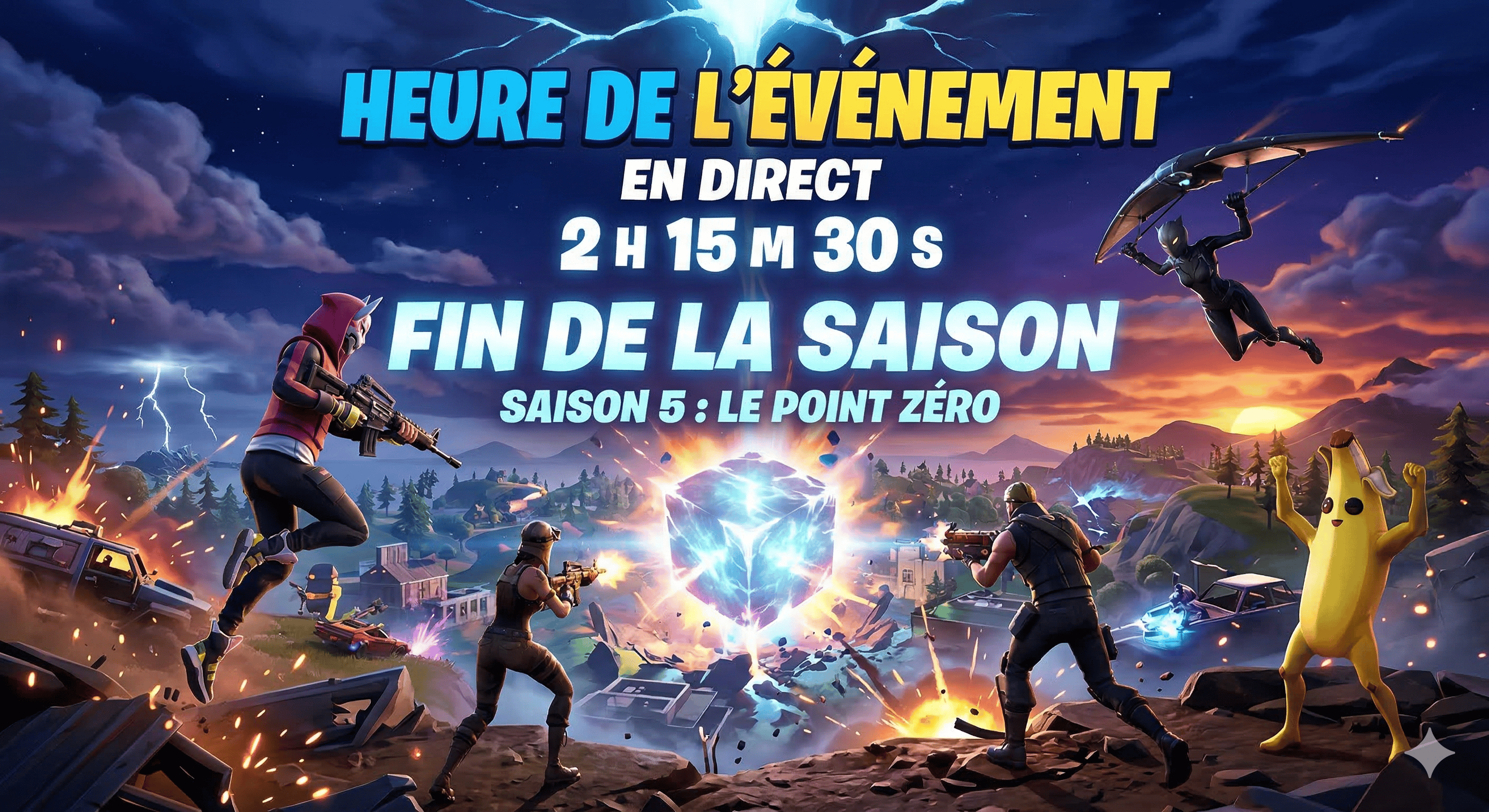 Heure de l'événement Fortnite et fin de la saison