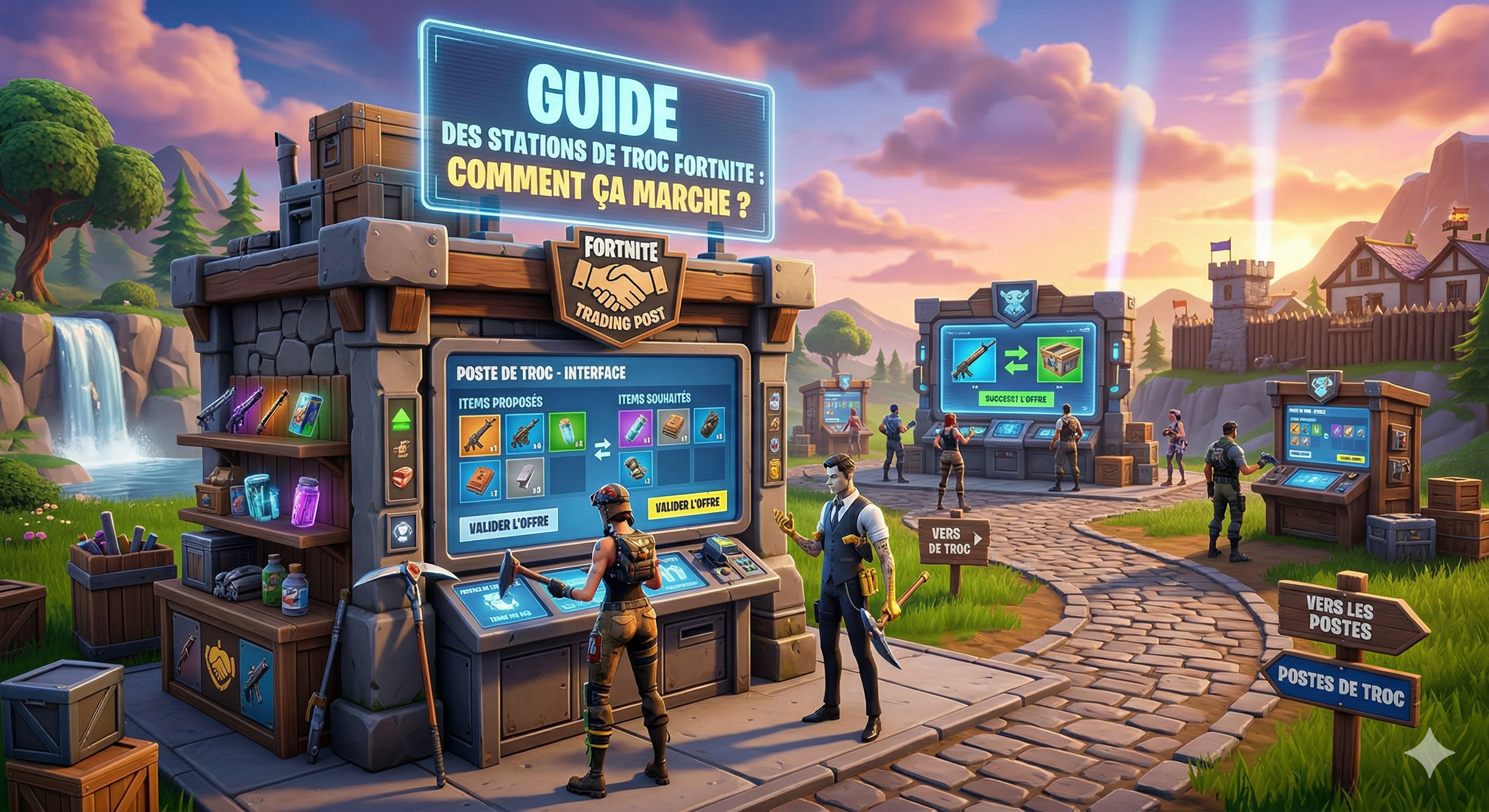 Guide des Stations de Troc Fortnite : Comment ça marche ?