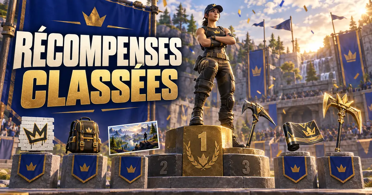 Récompenses Classées Fortnite Override : tous les rangs et objets